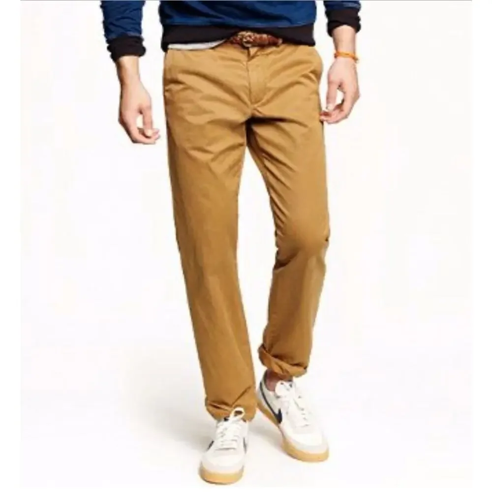 J. Crew | Men | Khaki Broken-In Urban Slim Chino Pants | Size 32x34 Tall